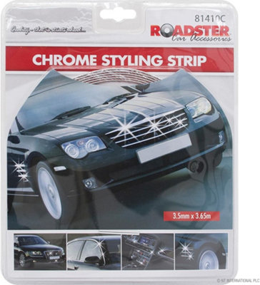 Car Chrome Styling Strip Line Interior Moulding Strip Self Adhesive Exterior