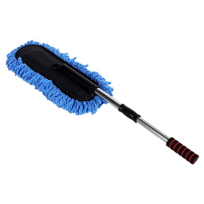 Car Cleaning Brush Window Duster Stainless Steel Retractable Handle ...