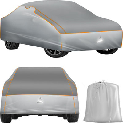 Car Cover - waterproof and breathable, with a 4 mm foam layer - grey