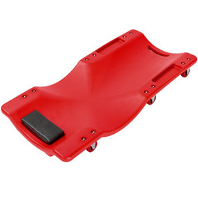 Car Creeper - Workshop roller board - red