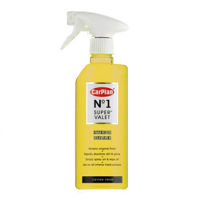 Car Dash Interior Cleaner Detailer All Hard Surface CarPlan Super Valet 600ml x3