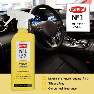 Car Dash Interior Cleaner Detailer All Hard Surface CarPlan Super Valet 600ml x6 - 3
