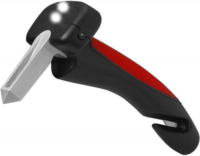 Car Door Grab Handle Bar Aid for Elderly with LED Torch & Window Breaker