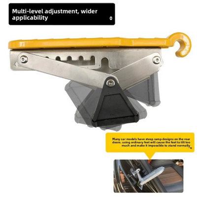 Car Door Latch Hook Step Foot Pedal Ladder Car Roof Tool Gearzaar SUV Van