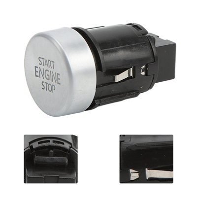 Shop Car Engine Start/Stop Push Button 5N0959839 - Round ABS Plastic ...