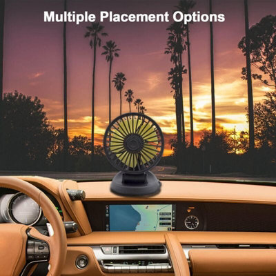car fans cigarette lighter Ultra-Quiet Portable Fan, 8 Inch clip-on Fan, All Metal 12V Golf Cart Fan, car seat fan, car cooling fan with Clip Cigarette Lighter Plug forTruck, Boat, Buses, Tractor,Camper Car and Truck Cigarette Lighter to Thermostat Controller or Fan Adapter Plug 840556074328 / 840556074366 Need a fan header or barrel connector in your car and only have access to your cigarette plug for power 2026 Upgrade Car Cooling Fan