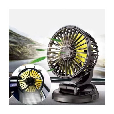 car fan cigarette lighter Car Fan 360 Rotation 12V Cigarette Lighter Dashboard Fan Mini Table Fan  Suction Cup Small Fan