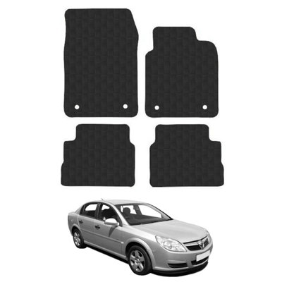 Car Floor Mats Fits Vauxhall Vectra 2002-2008 Tailored Fit Rubber Floor Set 4pcs