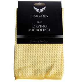 Car Gods 54 Microfibre Drying Waffle Car Care Valeting Towel Cloth Cleaning