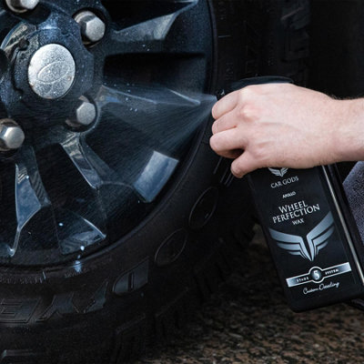 Car Gods Alloy Wheel Polish & Hydrophobic Wax Cleaner Cleaning Auto Detailer