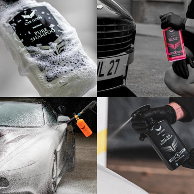 Car Gods Black Exterior SiO2 Hybrid Perfection Kit Detailing Valet Clean Detox
