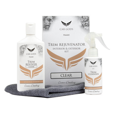 Car Gods Clear Interior & Exterior Trim Dash Rejuvenator Reconditioning Kit - 3