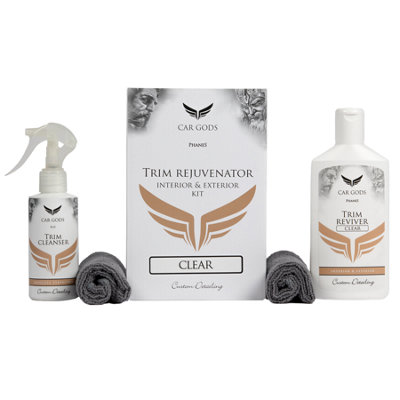 Car Gods Clear Interior & Exterior Trim Dash Rejuvenator Reconditioning Kit - 4