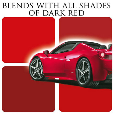 Car Gods Dark Red Polish Colour Restorer & Scratch Remover Surface Repair 500mL