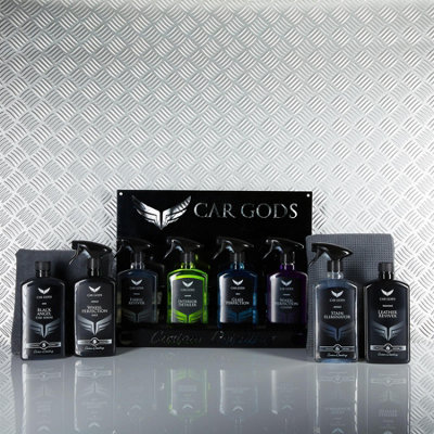 Car Gods Interior & Wheel Kit Detailing Valet Clean Dash Glass Trim Revive