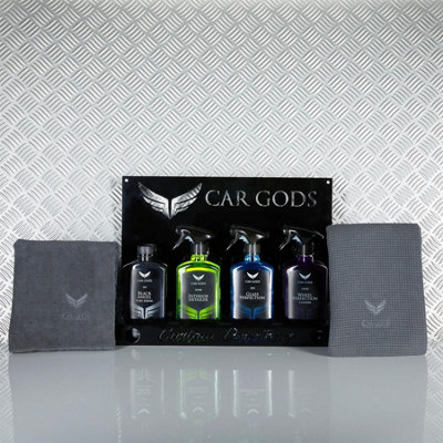 Car Gods Interior & Wheel Kit Detailing Valet Clean Dash Glass Trim Revive