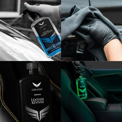 Car Gods Interior & Wheel Kit Detailing Valet Clean Dash Glass Trim Revive - 3