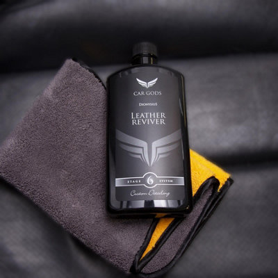 Car Gods Leather Interior Detailing Upholstery Conditioner Cleans & Feeds 500mL
