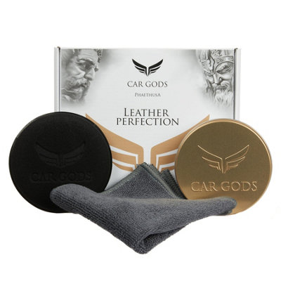 Car Gods Leather Perfection Kit Cleans Revives Protects Upholstery 120mL