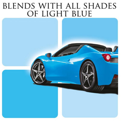 Car Gods Light Blue Polish Colour Restorer & Scratch Remover Surface Repair 0.5L