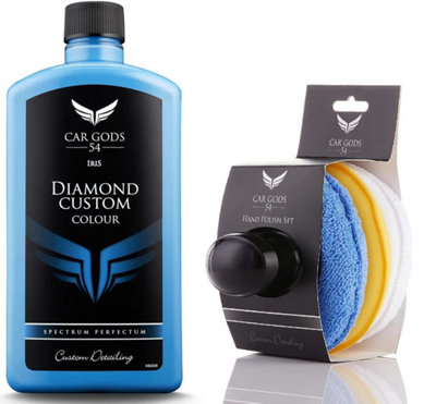 Car Gods Light Blue Polish Colour Restorer & Scratch Remover Surface Repair 0.5L - 3