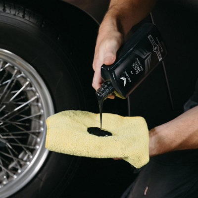 Car Gods Ultimate Black Car Wax Wash Polish Cleaning & Detailing Kit Brush Set - 5