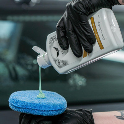 Car Gods Vehicle Auto Cleaning Polish Wax Applicator Set With Handle Valeting