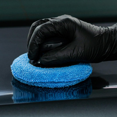 Car Gods Vehicle Auto Cleaning Polish Wax Applicator Set With Handle Valeting - 4