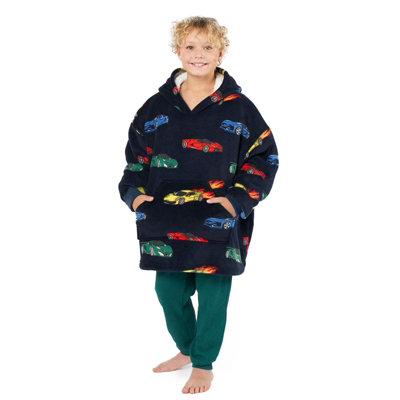 Car Hoodie Blanket Fleece Sweatshirt Jumper Oversized Wearable Throw Warm Soft DIY at B Q