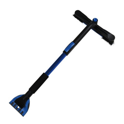Car Ice Scraper Snow Brush (2 in 1 Extending Telescopic Handle Window)