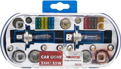 Car Light Bright Headlight Kit Homolagtion Bulbs 2Xh7 55W