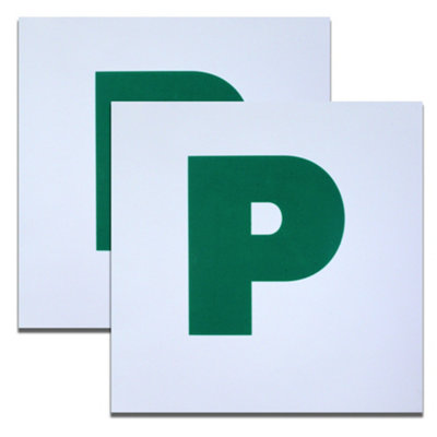 CAR MAGNETIC P PLATE 2 PACK, DT95944