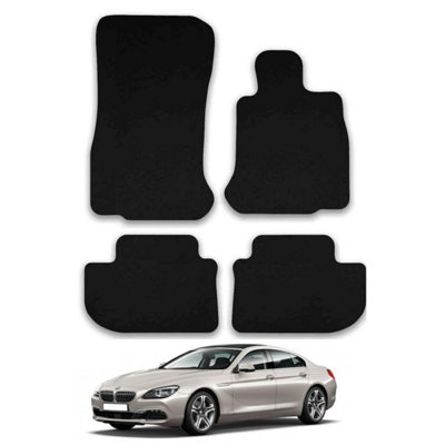 Car Mats for BMW 6 Series (2012-2018)  F06  Saloon Tailored Fit Carpet Set 4pc