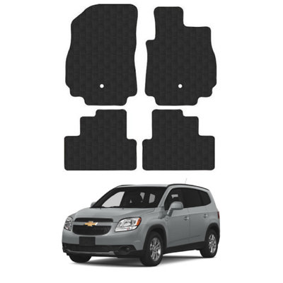 Car Mats for Chevrolet Orlando (2011-2015) Tailored Fit Rubber Floor Set 5pcs