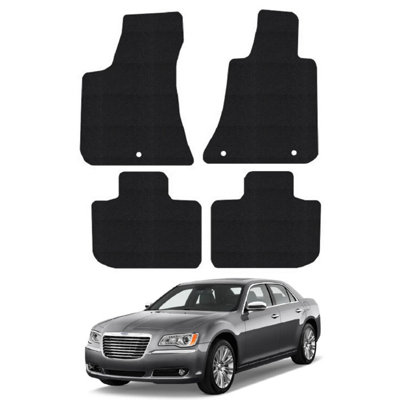 Car Mats for Chrysler 300 (2012+) Tailored Fit Carpet Floor Set Anti-Slip 4pcs