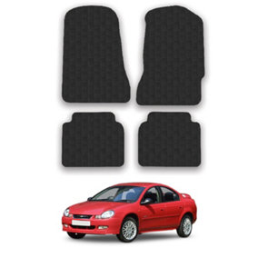 Car Mats for Chrysler Neon (1999-2003) Tailored Fit Rubber Floor Set Heavy-Duty