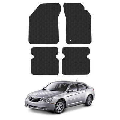 Car Mats for Chrysler Sebring (2006-2010) Tailored Fit Rubber Floor Set 4 Pieces