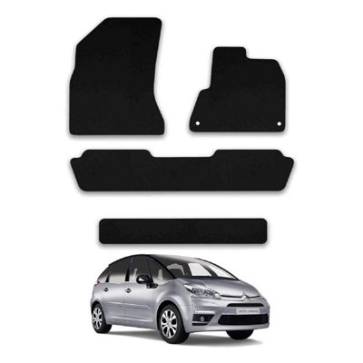 Car Mats for Citroen C4 Grand Picasso (2007-2013) Tailored Fit Carpet Floor Set