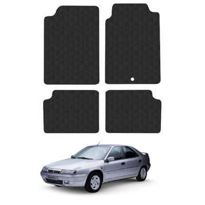 Car Mats for Citroen Xantia (1993-2001) Tailored Fit Rubber Floor Set Heavy-Duty