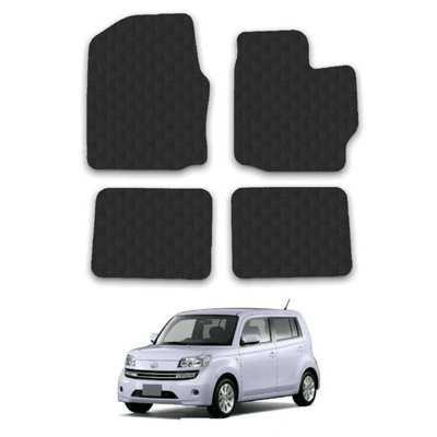 Car Mats for Daihatsu Materia (2006-2016) Tailored Fit Rubber Floor Set 4 Pieces