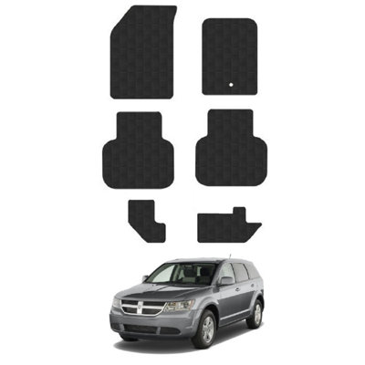 Car Mats for Dodge Journey (2008-2010) Tailored Fit Rubber Floor Set Heavy-Duty