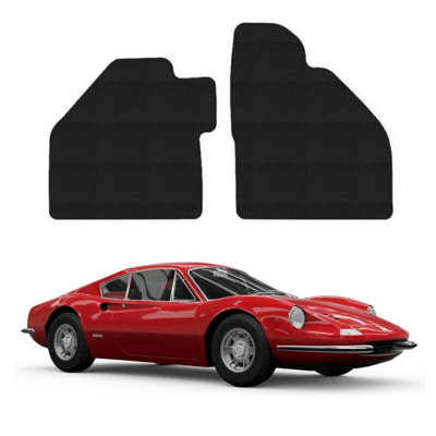 Car Mats for Ferrari 246 Dino (1967-1974) Tailored Fit Carpet Floor Set 2 Pieces