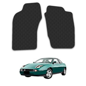 Car Mats for Fiat Coupe (1993-2000) Tailored Fit Rubber Floor Set Heavy-Duty 2pc