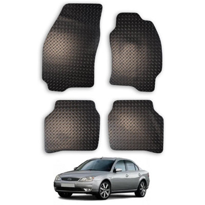 Car Mats for Ford Mondeo (2001-2007) Tailored Fit Rubber Floor Set Heavy-Duty