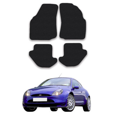 Car Mats for Ford Puma (1997-2002) Tailored Fit Carpet Floor Set Anti-Slip 4pcs