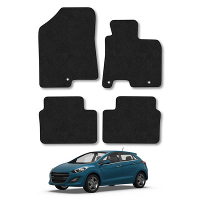 Car Mats for Hyundai i30 (2012-2017) Tailored Fit Carpet Floor Set Anti ...