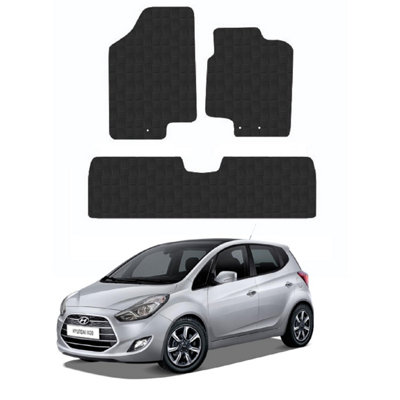 Car Mats for Hyundai iX20 (2010-2020) Tailored Fit Rubber Floor Set Heavy-Duty