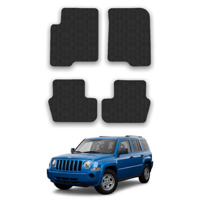 Car Mats for Jeep Patriot (2007-2011) Tailored Fit Rubber Floor Set Heavy-Duty