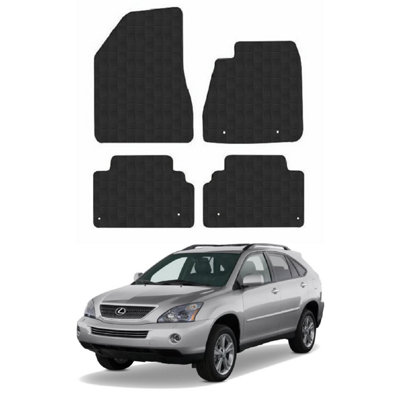 Car Mats for Lexus RX400 (2003-2010) Tailored Fit Rubber Floor Set Heavy-Duty