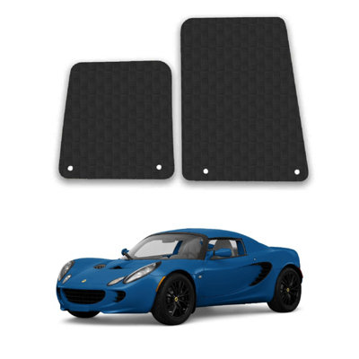 Car Mats for Lotus Elise (2000-2004) Tailored Fit Rubber Floor Set Heavy-Duty